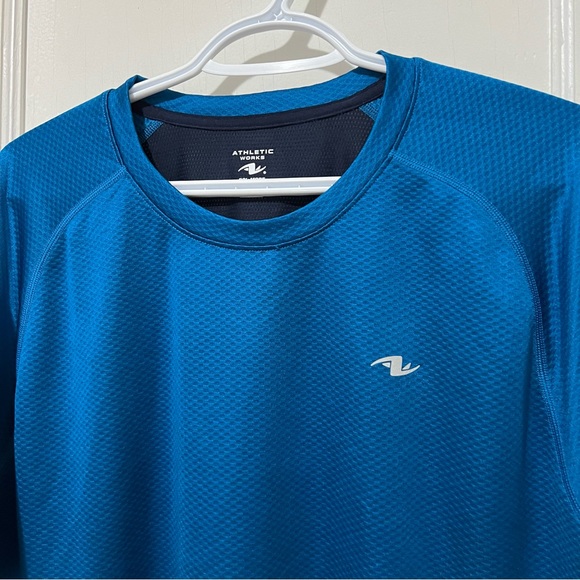 NWOT Athletic Works Dry-Fit Blue T-Shirt - Picture 8 of 9